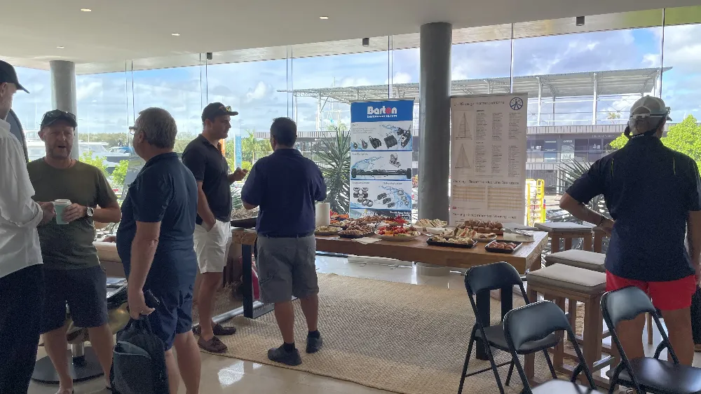 Barton Marine and LIROS Ropes Banners at the Pacific Rally